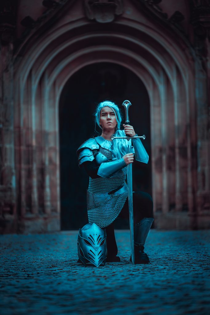 Jean-D-Arc-Outfit-Mytholon-Ruestung- Fantasy Shooting Rüstung Fantasy Shooting Fantasy Fotografie