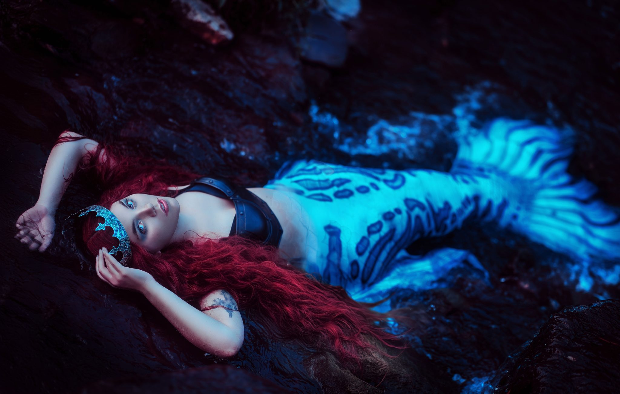Meerjungfrau Fotoshooting Mermaid-Fotoshooting-Thüringen---Finfolk-Tail - Meerjungfrau Shooting Fantasy Shooting Fantasy Fotografie